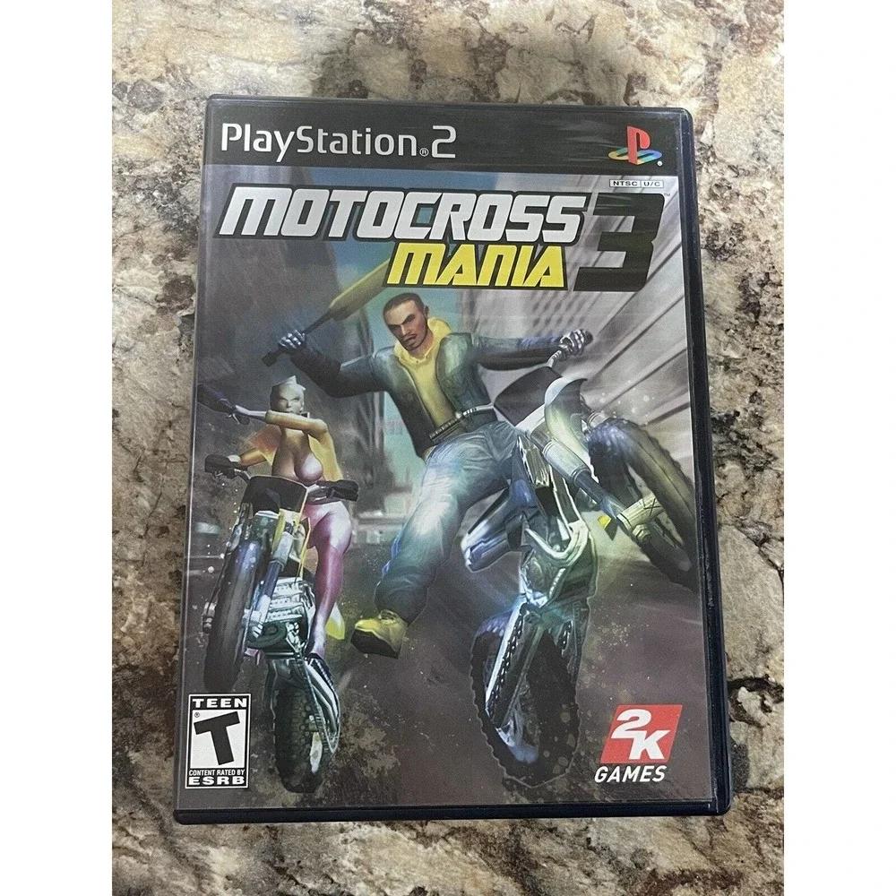 Motocross Mania‎ 3 (Sony PlayStation 2, PS2) Complete w/ Manual Very Nice
